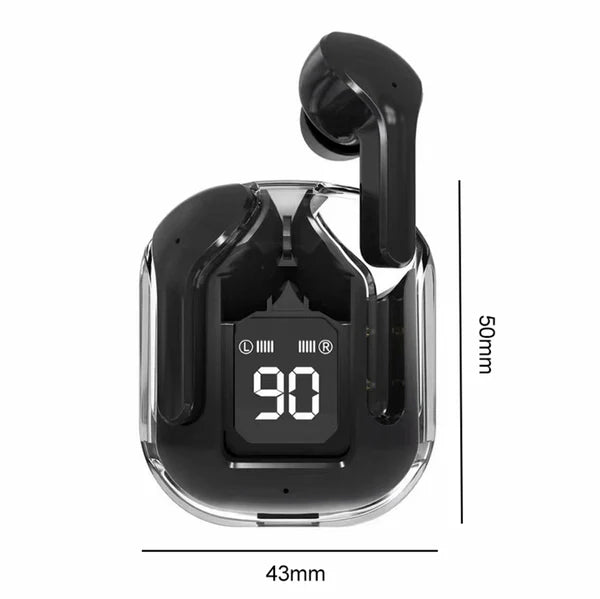 Fone de Ouvido Bluetooth TWS BT30 - Estéreo, Display Digital, Auricular Com Cancelamento De Ruído, Microfone