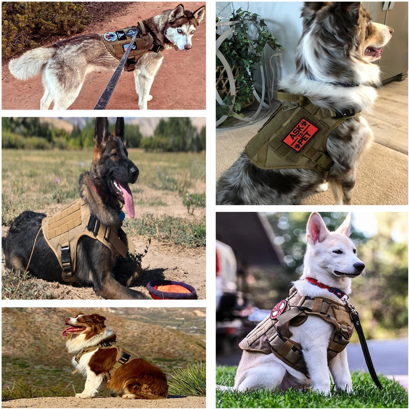 Roupa Militar Tática Para Cães De Grande Porte - K9